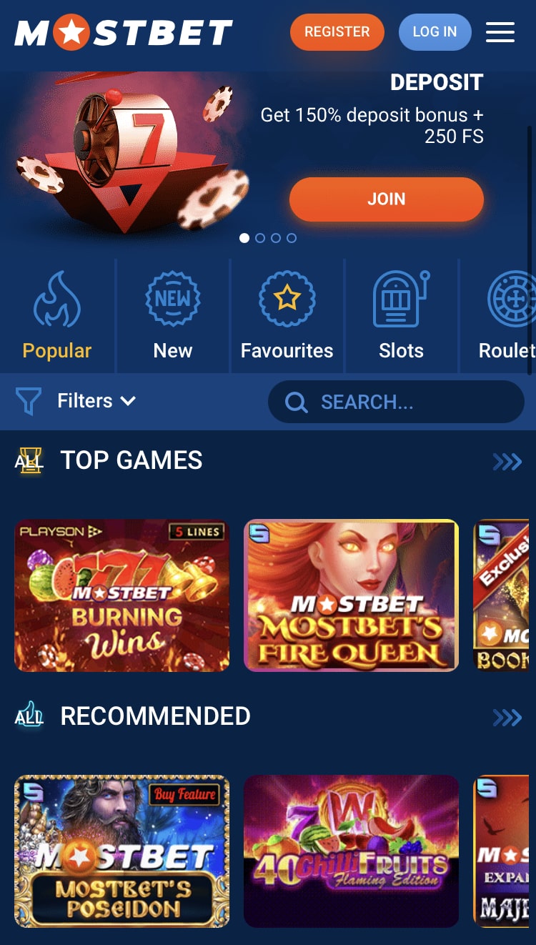 mosbets casino mobile